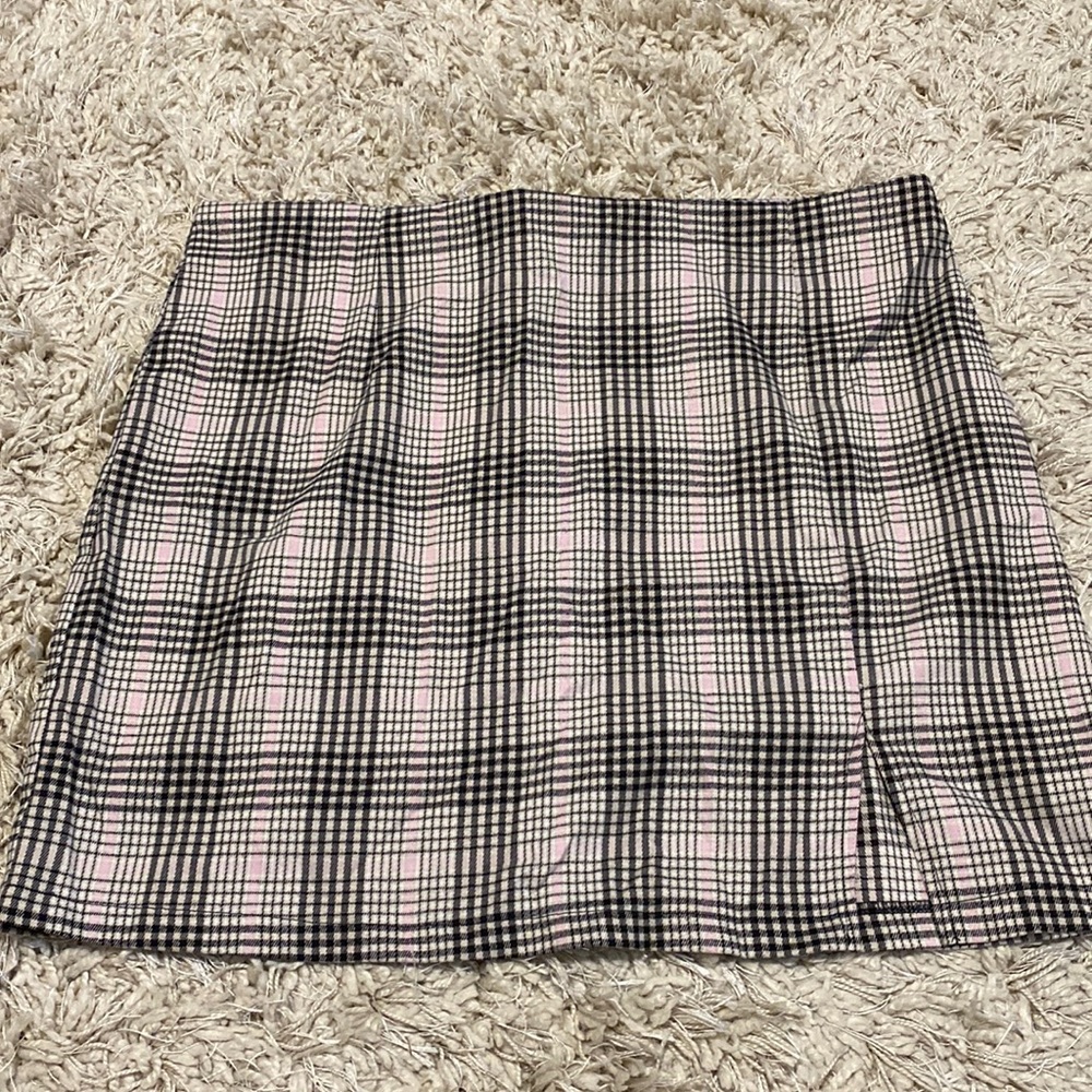 Plaid skirt used good condition